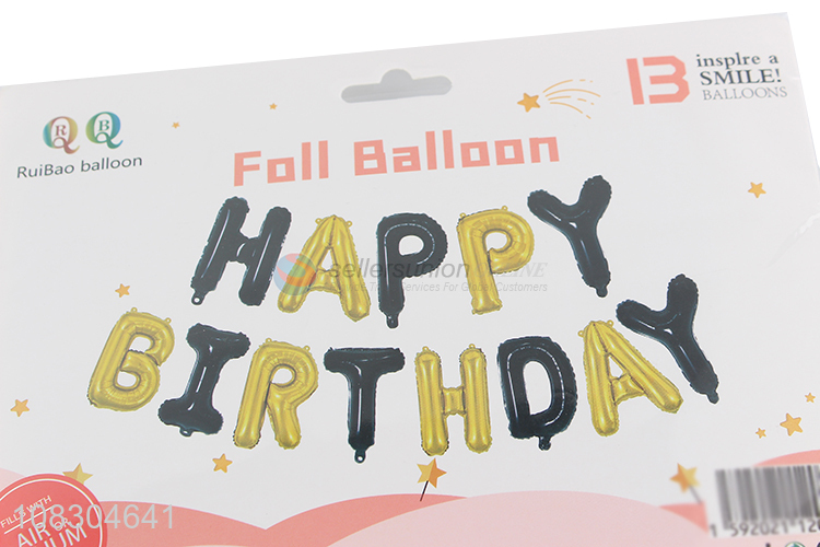 Wholesale alphabet letter foil balloons birthday party decoration