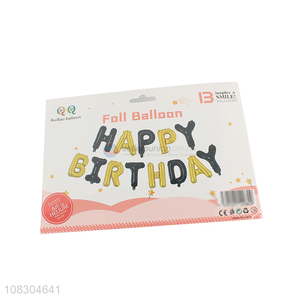 Wholesale alphabet letter foil balloons birthday party decoration