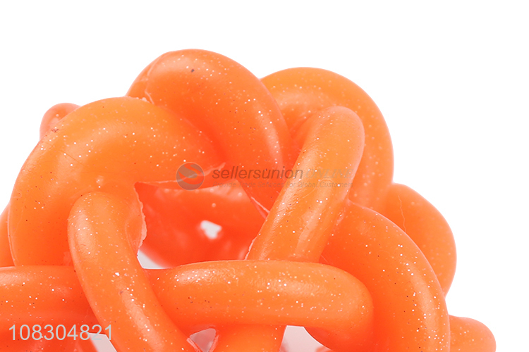 High quality led light squeeze stress ball for adults and kids
