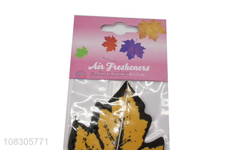 Top products leaves shape portable office car air fresheners
