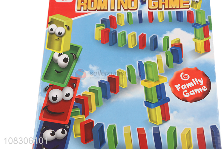 Best selling funny family games children domino games