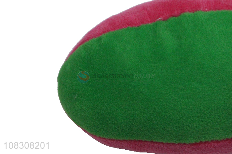 Popular design dragon fruit plush dog toy for reduce boredom
