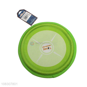 Wholesale flying disc interactive dog fetch retrieve toy