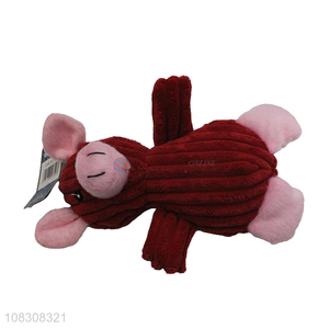 China supplier animal stuffed interactive dog toy chew toy