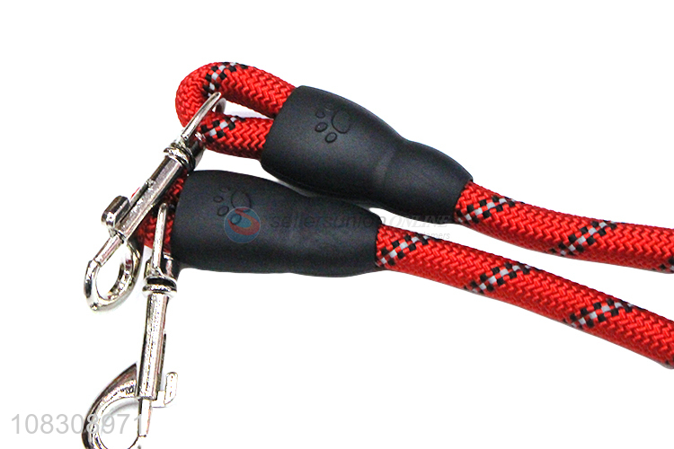 Wholesale retractable 2 in 1 pu leather pet dog leash leash
