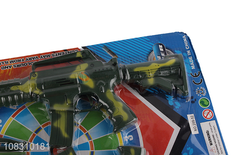 Good selling indoor outdoor kids gun toys shooting games wholesale