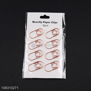 Low price mini iron paper clips pins office stationary wholesale