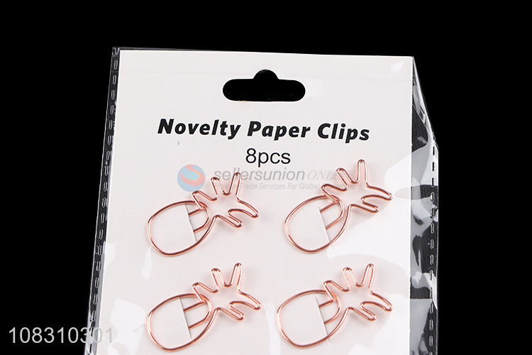Yiwu direct sale creative pineapple pins paper clips