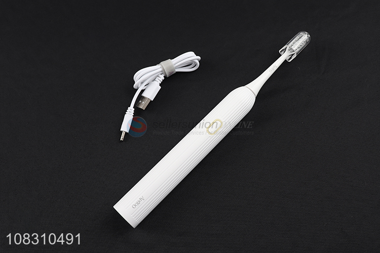 Top selling white home use sonic electric toothbrush for adult