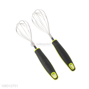 New products long handle stainless steel egg whisk for kitchen