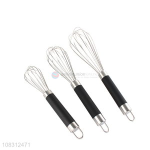 Hot sale kitchen stainless steel egg beater manual whisk