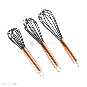 Factory supply stainless steel egg whisk home kitchen baking mixer