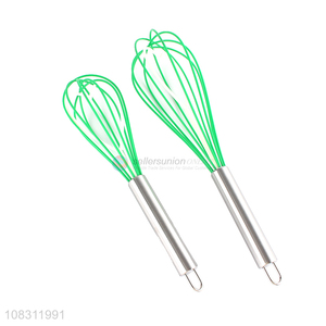 New arrival simple stainless steel egg whisk kitchen baking gadget