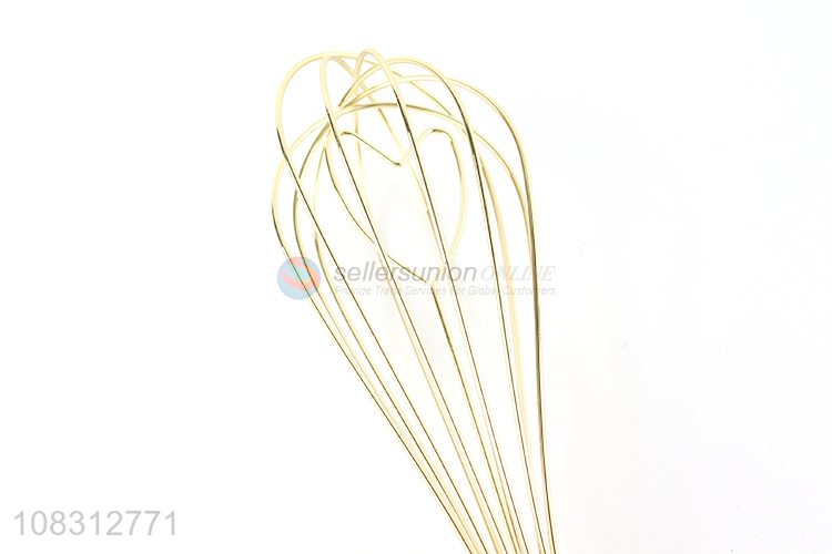 China supplier long handle egg whisk home kitchen egg tools