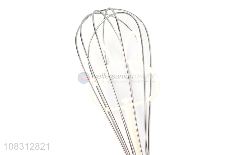 Wholesale silver stainless steel kitchen egg mixer egg whisk