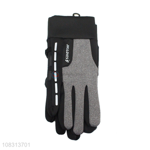 Good quality men women winter touchscreen gloves outdoor gloves