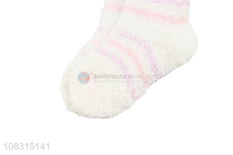Factory price cute babies socks thicken warm socks for winter