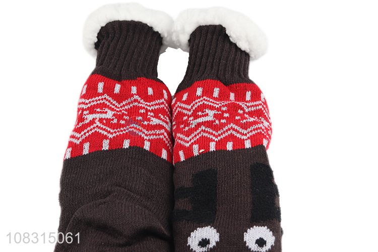 Yiwu supplier ladies fleece stockings thickened tube socks