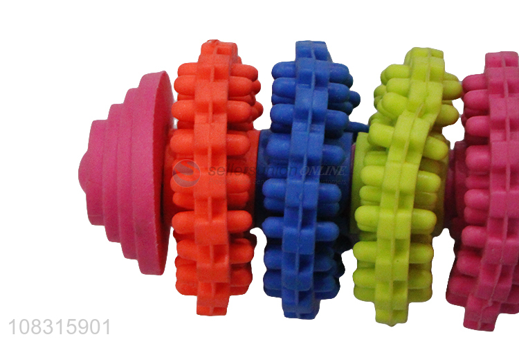High Quality Colorful Tpr Pet Chew Toy Interactive Pet Toy