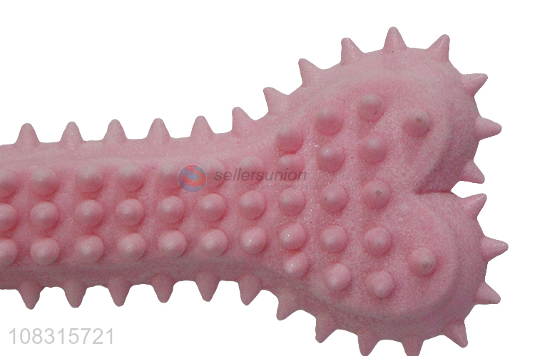 Custom Bone Shaped Pet Teeth Cleaning Toy Chew Toys