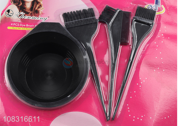 Wholesale Hair Dye Brush With Color Mixing Bowls Set