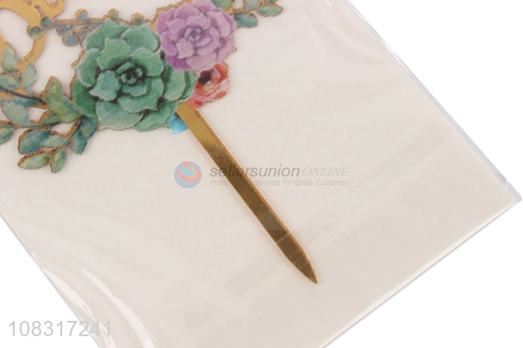 China sourcing happy birthday letter cake topper cake decoration