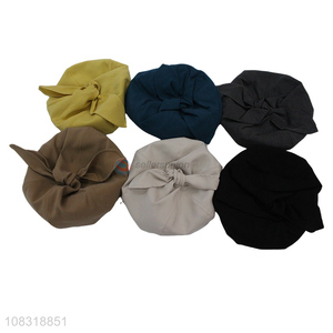 Recently Design Creative Bow Beret Ladies Senior Painter Hat
