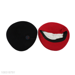 China factory wholesale fashion peaked cap ladies winter beret