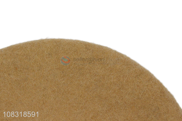 High Quality Wool Flat Fisherman Hat Autumn Beanie Hat