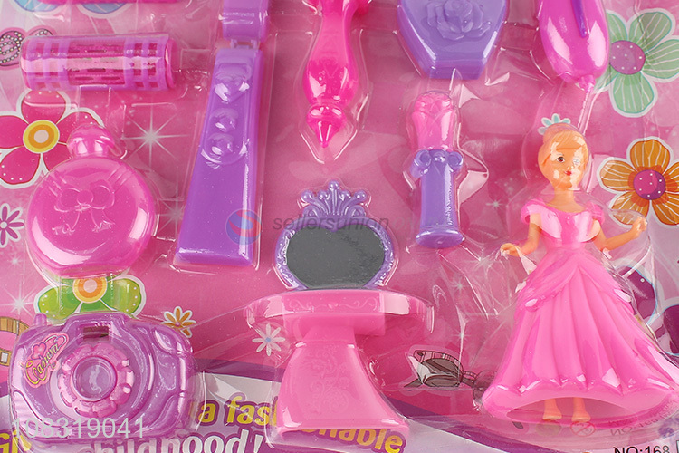 Cute Design Kids Pretend Play Hair Salon Makeup Play Set