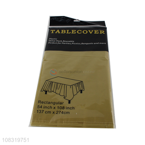 Good Price Plastic <em>Tablecloth</em> Household Waterproof Table cover
