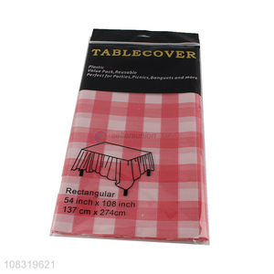 Hot Products Plastic <em>Tablecloth</em> Waterproof Table cover