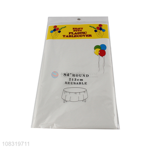 Best Selling Round Plastic <em>Tablecloth</em> Cheap Table cover