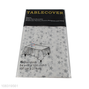 Hot Selling Plastic <em>Tablecloth</em> Fashion Table Cover