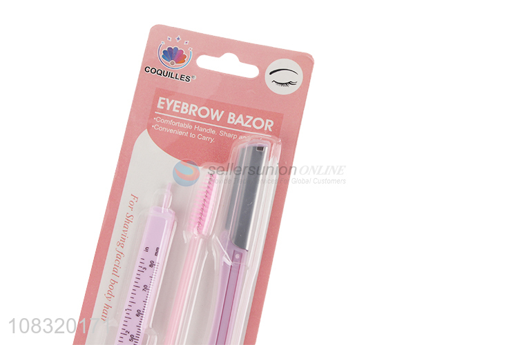 Yiwu wholesale ladies eyebrow trimmer beauty tool set