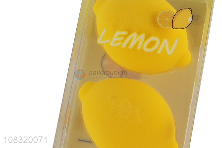 Wholesale price creative lemon beauty egg makeup sponge puff