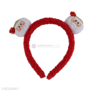 Wholesale cute fluffy Christmas headband Xmas hair band
