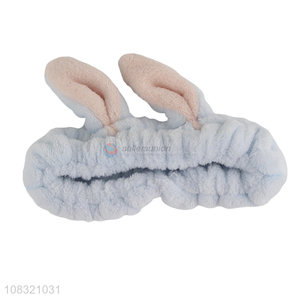 Good sale fluffy rabbit ears makeup cosmetic headbands