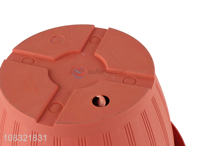 New style outdoor decoration plastic flower pot for sale