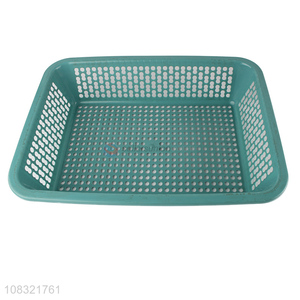 Yiwu wholesale plastic rectangle storage basket
