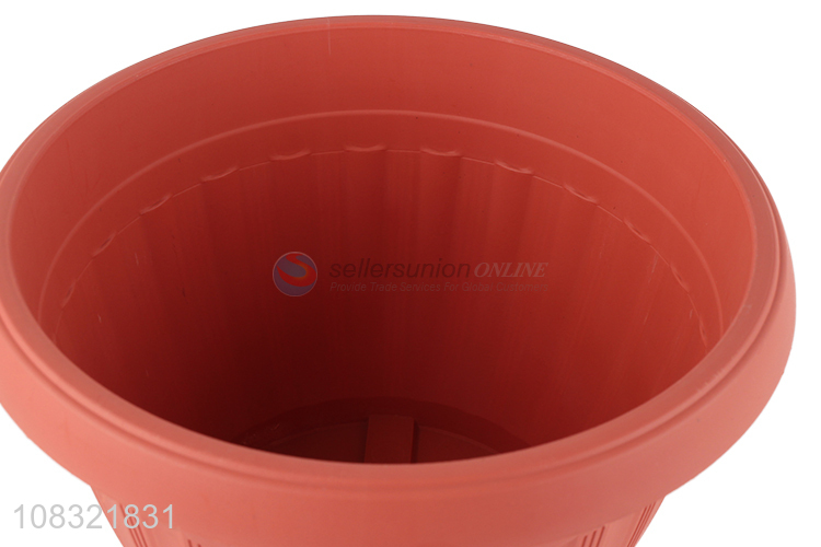 New style outdoor decoration plastic flower pot for sale