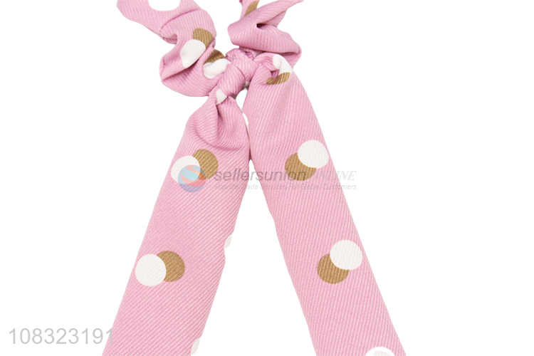Best Price Women Scrunchies Fashion Streamer Hair Rope Hair Tie