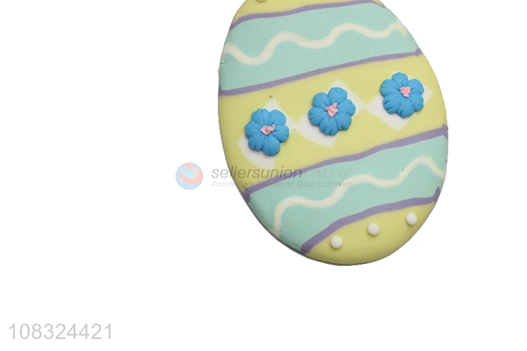 Good quality Easter egg hanging ornaments clay Easter ornaments