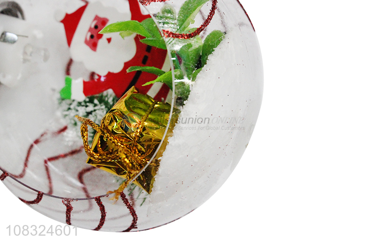 Hot selling lighted Christmas ball ornament Christmas tree baubles