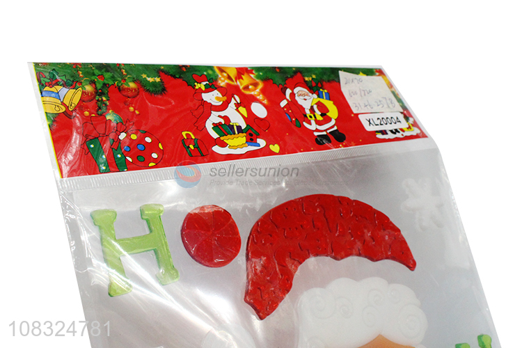 Good quality reusable static Christmas window stickers decals