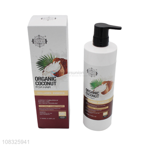 Factory wholesale organic coconut shampoo for hair salon