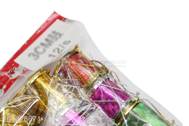 Good Sale Mini Drum Christmas Decoration Hanging Ornaments