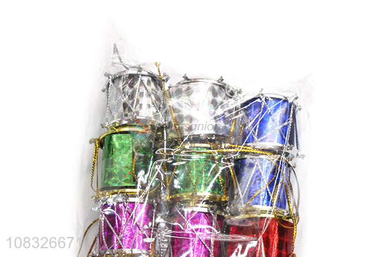 Good Sale Mini Drum Christmas Decoration Hanging Ornaments