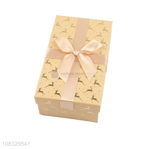 Good quality rectangle Christmas gift box paper packing box