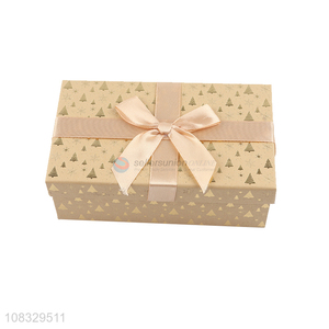 Hot selling rectangular luxury Christmas gift box for presents
